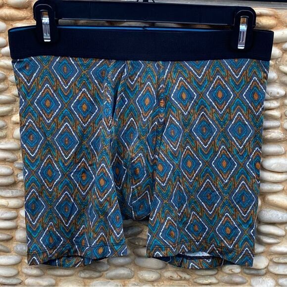 NWOT New Stance Butter Blend Boxer Brief Shorts Green/Orange Takawitz Small - Picture 3 of 7